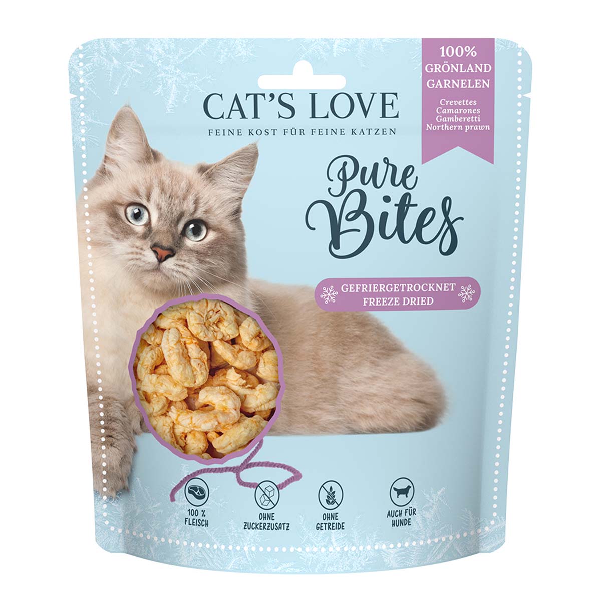 Cat's Love Pure Bites Grönlandgarnele 30g