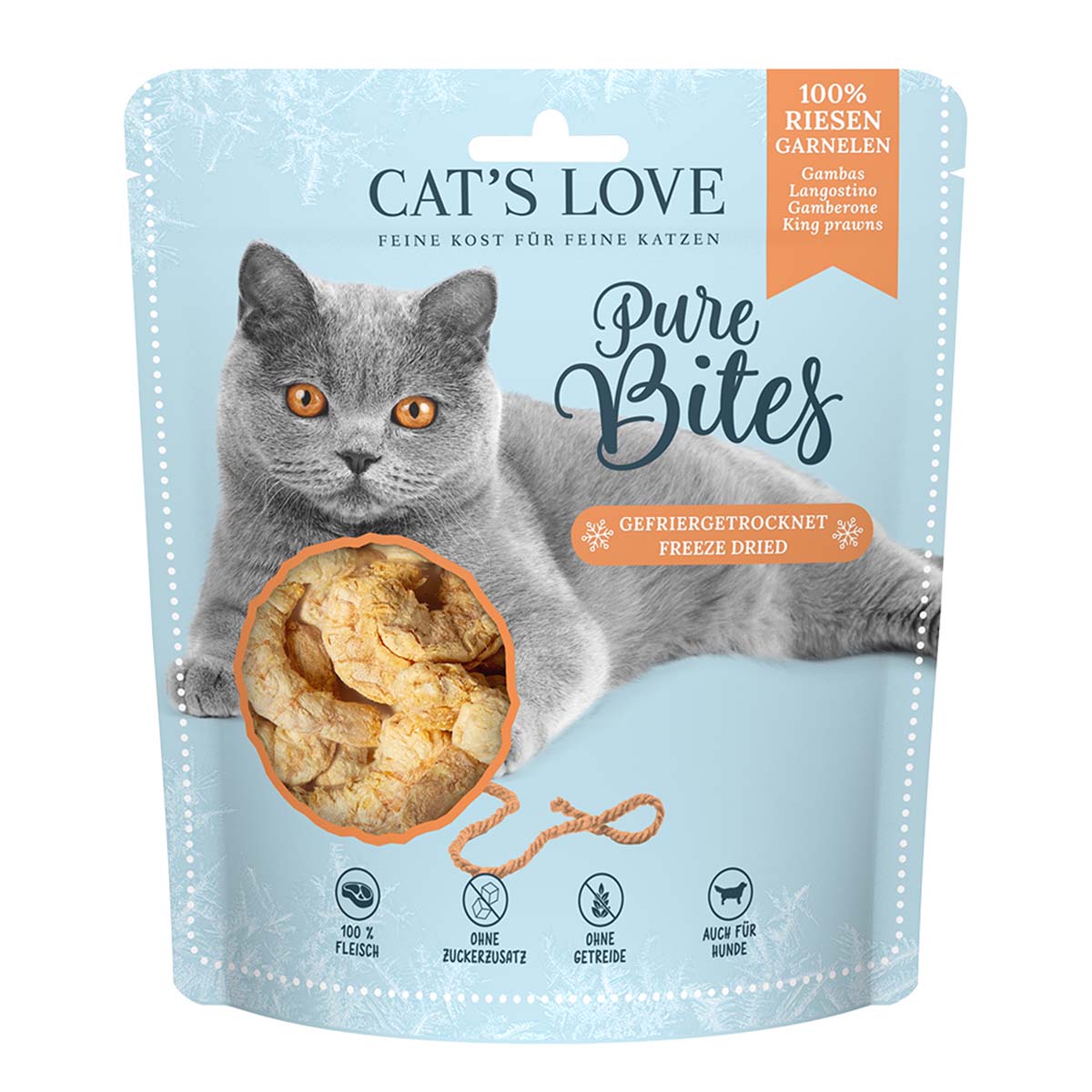 Cat's Love Pure Bites Riesengarnele 25g