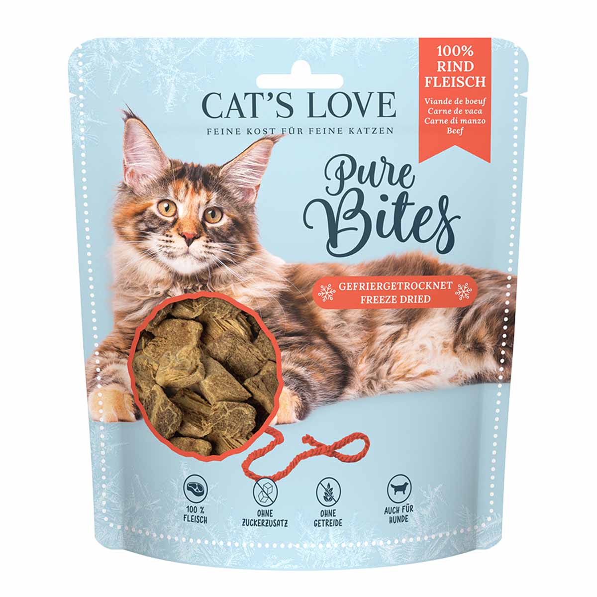 Cat's Love Pure Bites Rindfleisch 40g