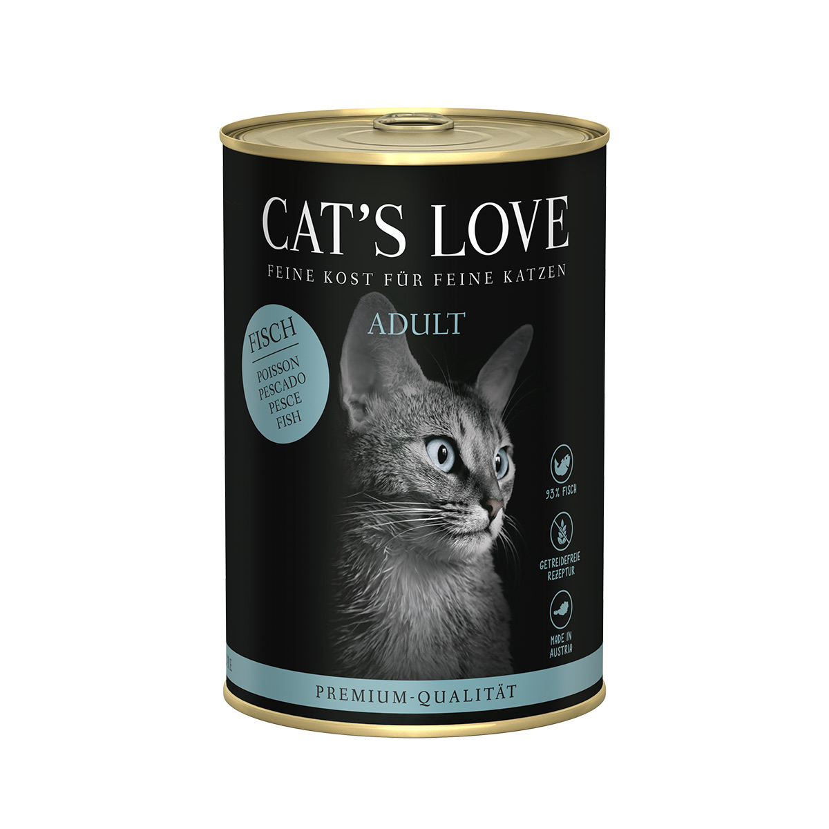 Levně Cat´s Love čisté rybí maso 6 × 400 g