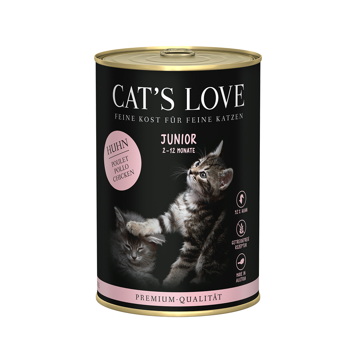Cat´s Love Junior kuřecí 6 × 400 g