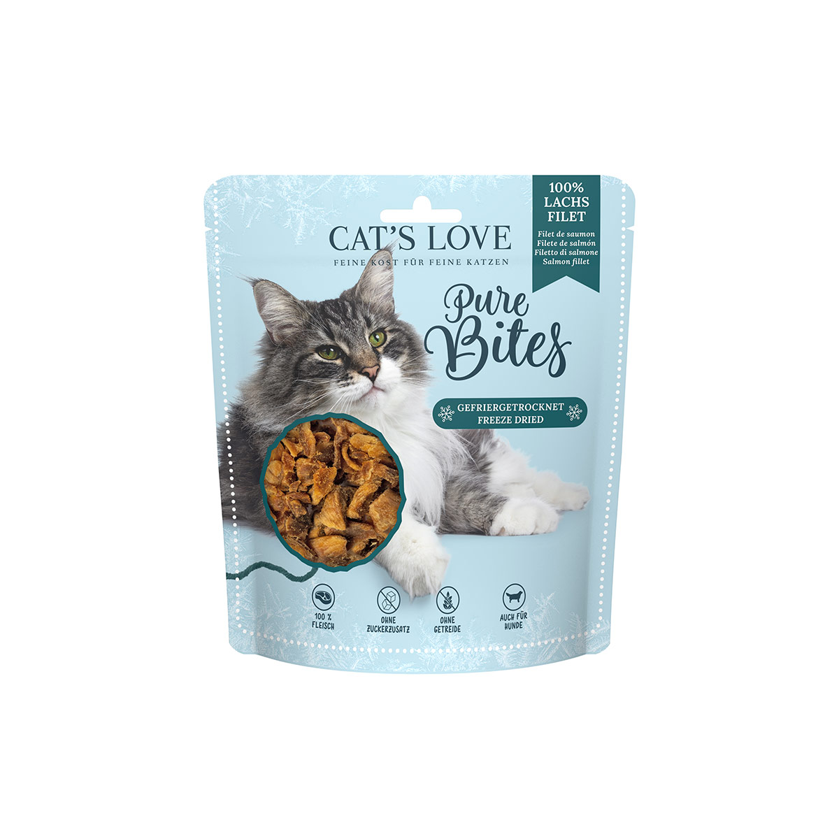 Cat’s Love Pure Bites Lachsfilet 50g