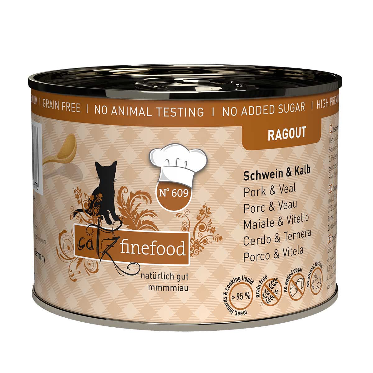 catz finefood Ragout No.609 vepřové & telecí maso 24 × 190 g