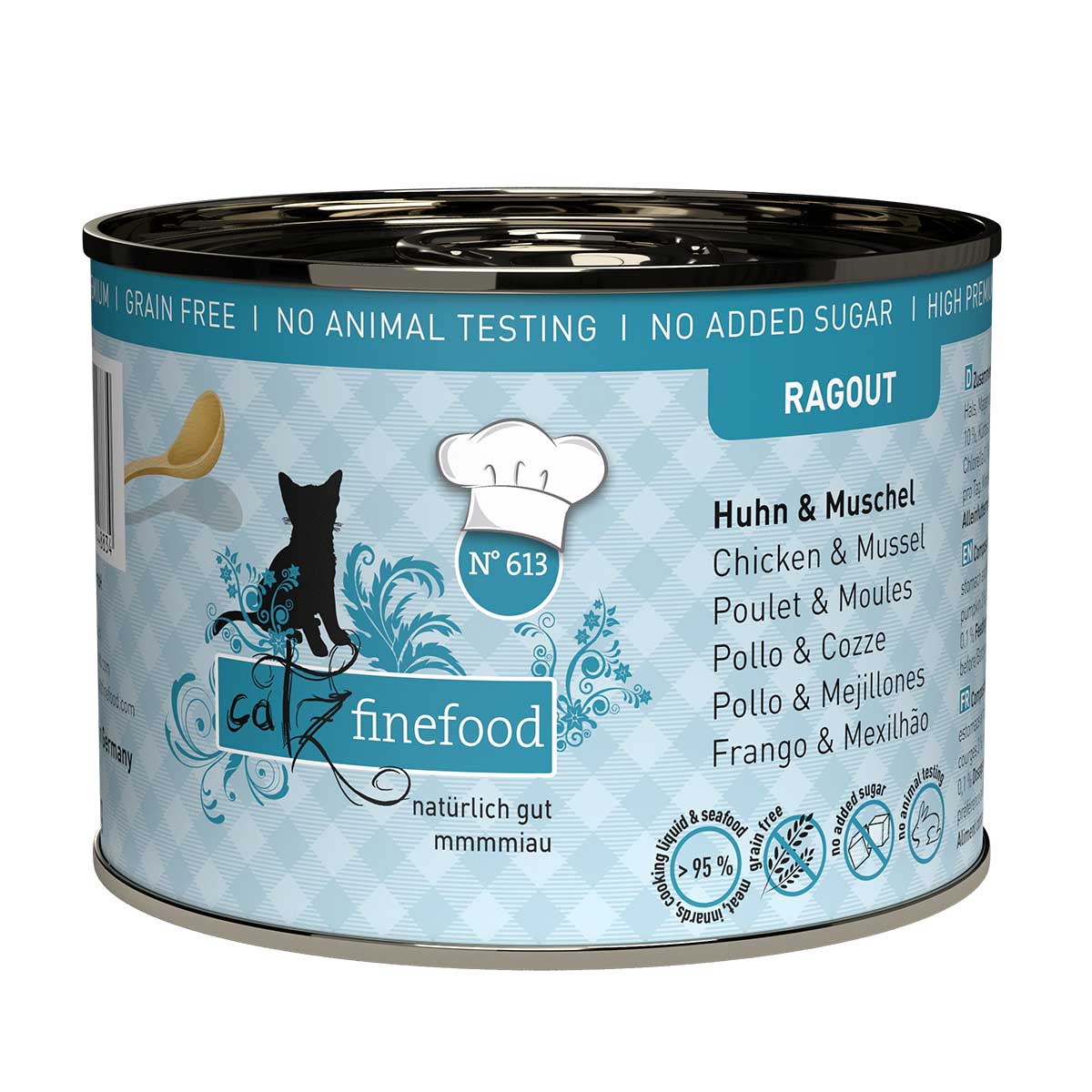 catz finefood Ragout No.613 kuřecí maso & maso z mušlí 6 × 190 g