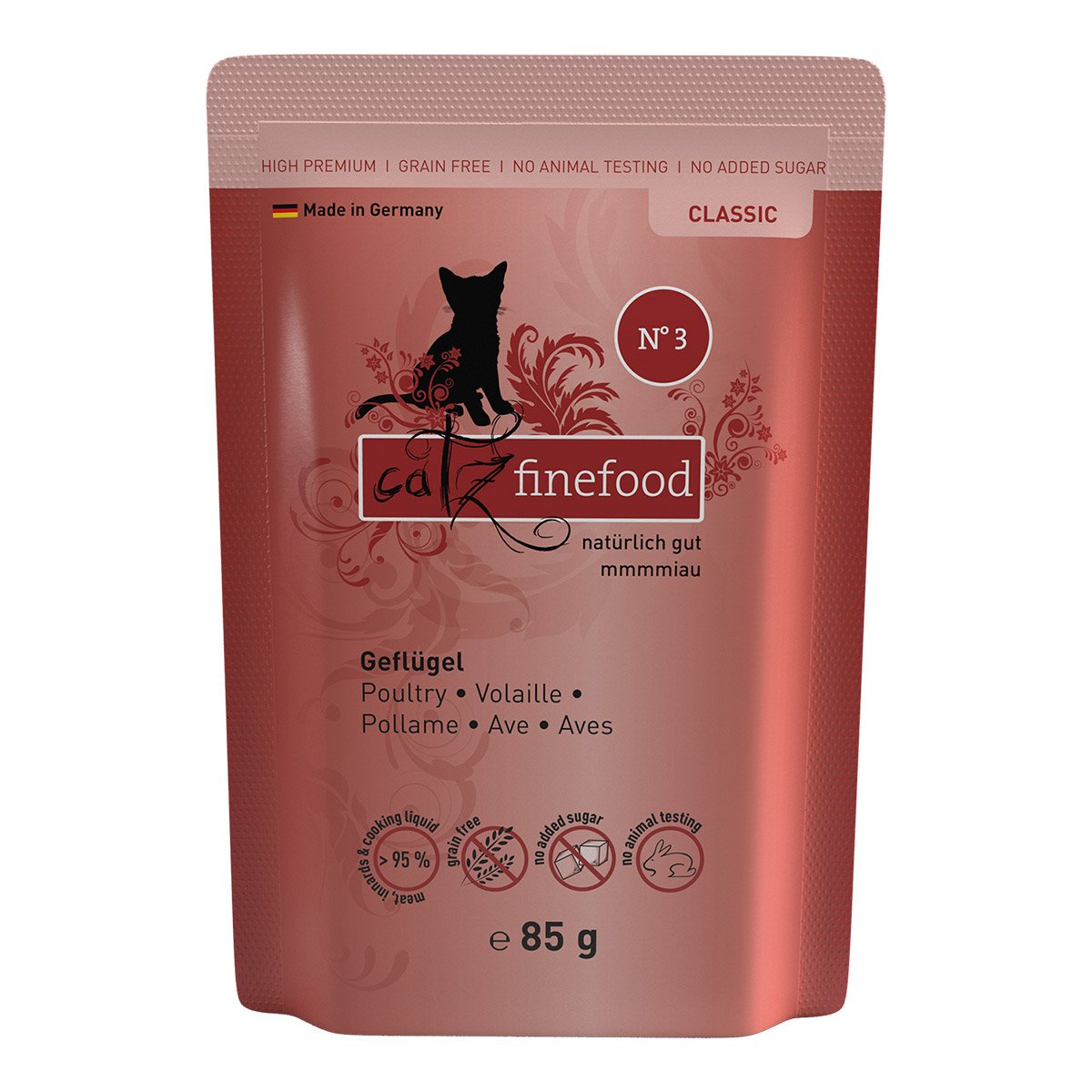 catz finefood – No. 3 drůbeží, 16× 85 g