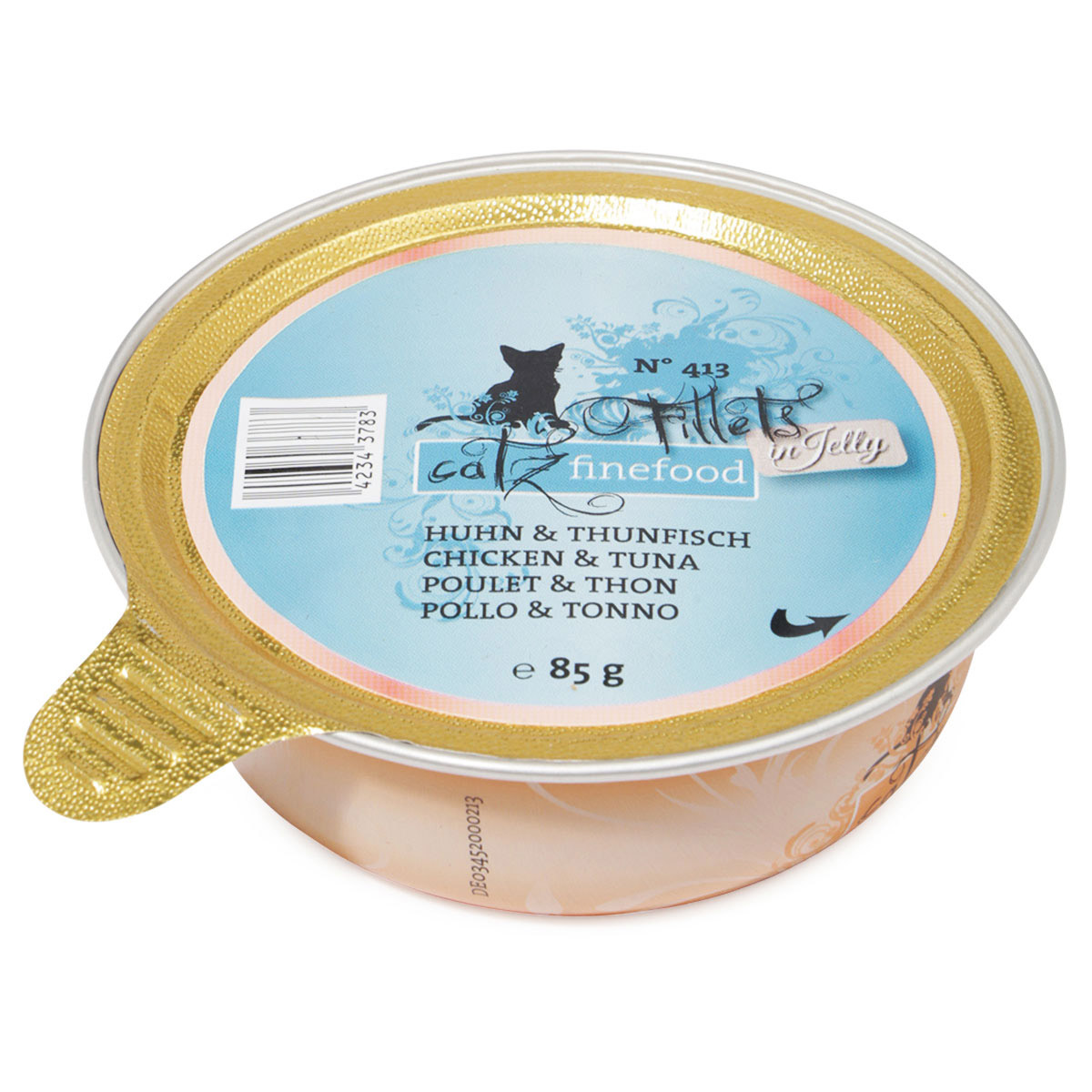 catz finefood Fillets N°413 Huhn & Thunfisch in Jelly 12x85g