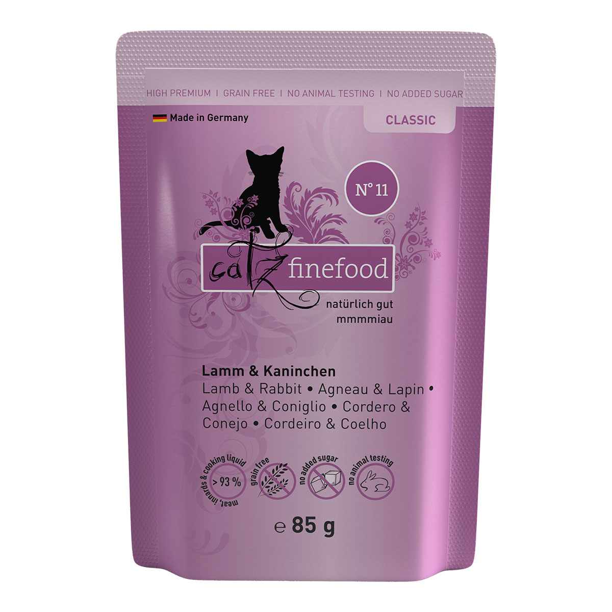 catz finefood – No. 11 Lamm & Kaninchen 16x85g