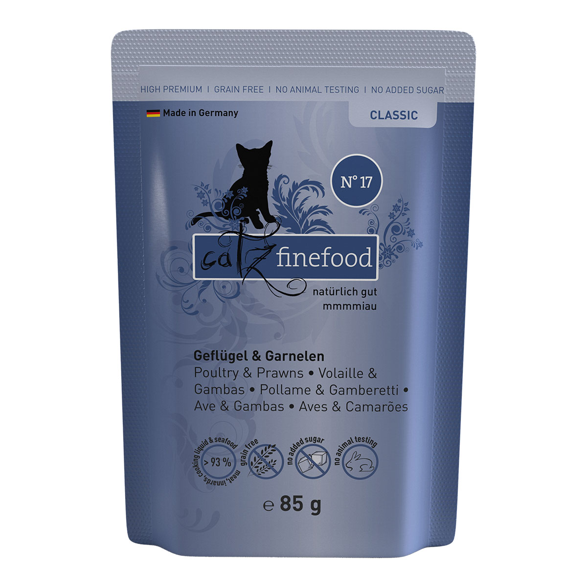 catz finefood No. 17 drůbež a krevety 16 × 85 g