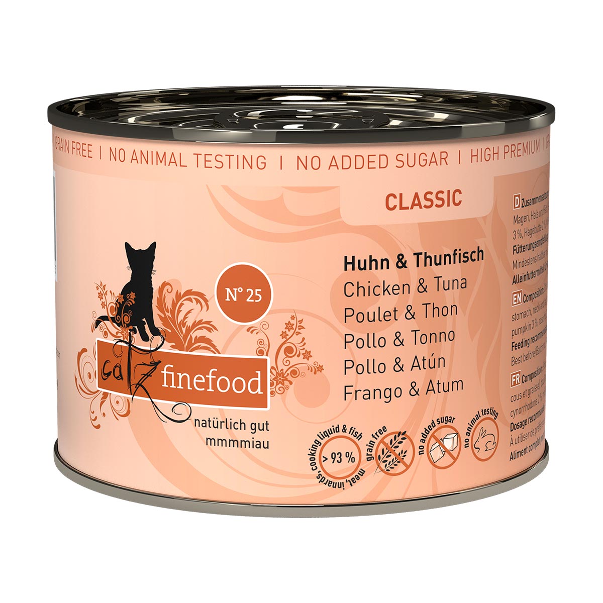 catz finefood No. 25 kuřecí maso a tuňák 24 × 200 g