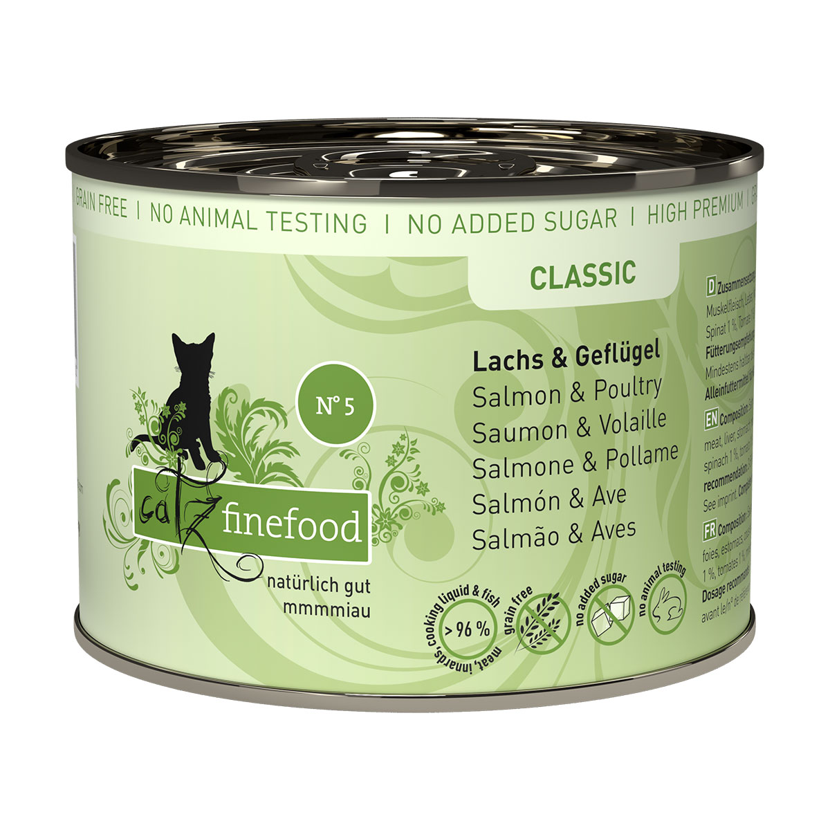 catz finefood No. 5 losos 6x200g