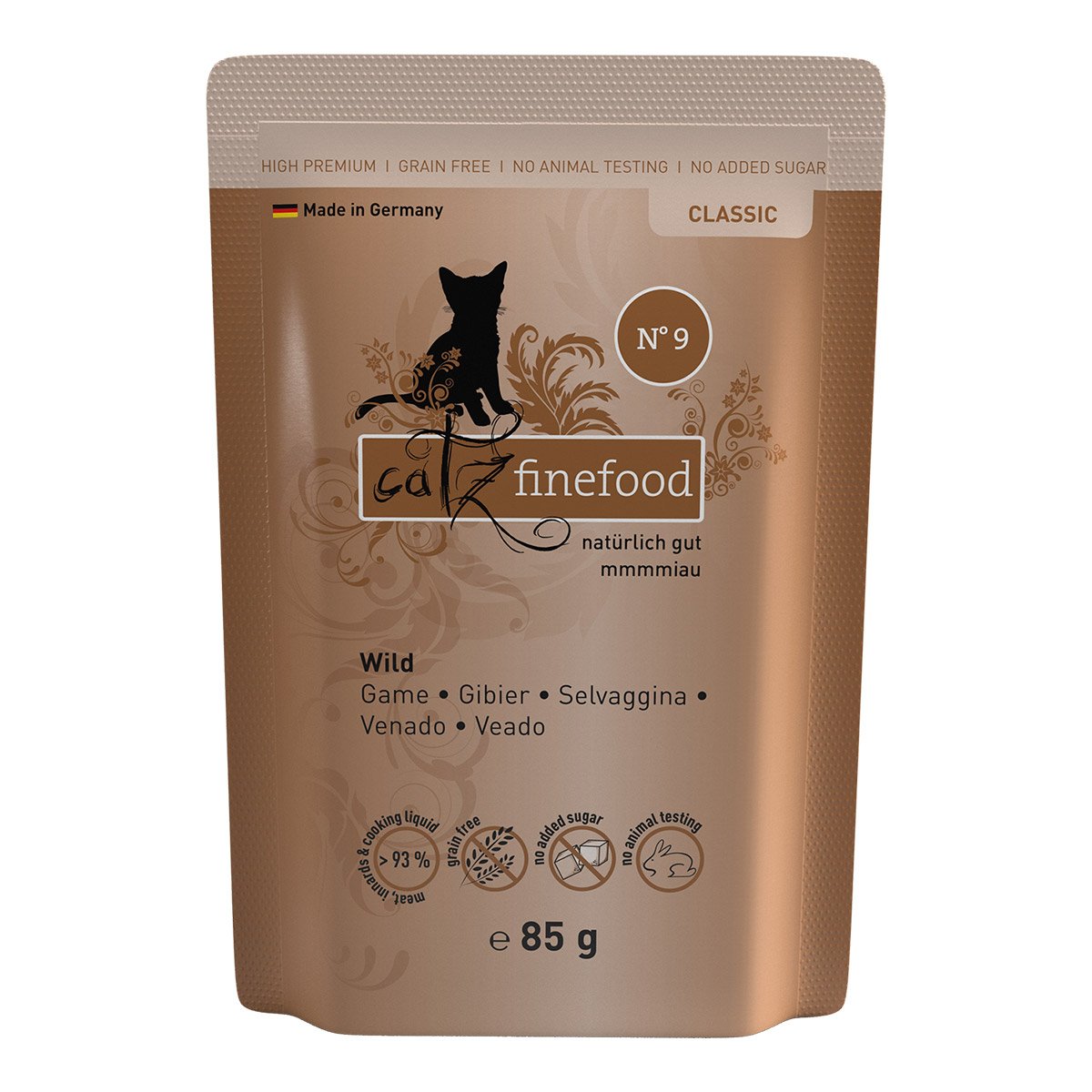 catz finefood – No. 9 zvěřina, 16× 85 g