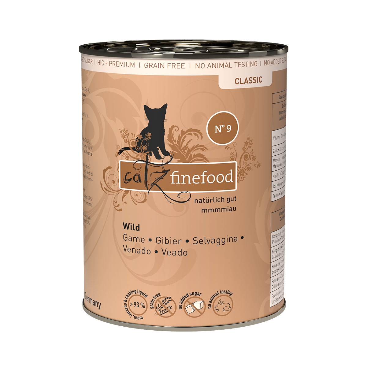 Catz Finefood Classic N° 9 – Wild 6x400g