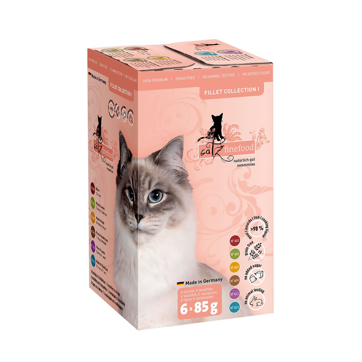 catz finefood Fillets multipack, 6 x 85 g