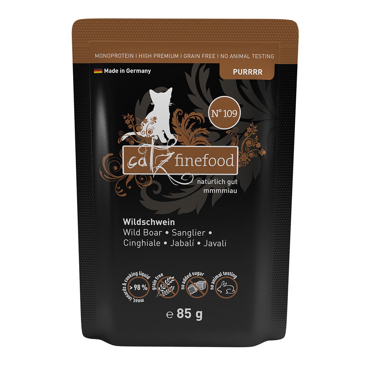 Catz finefood Purrrr No.109 vepřové, 16 x 85 g