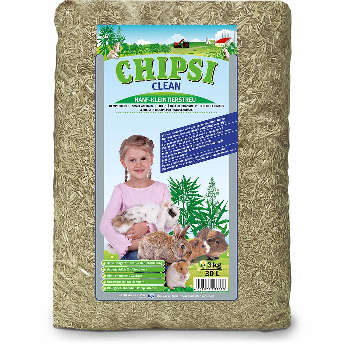 Levně Chipsi podestýlka pro hlodavce Clean 30 l