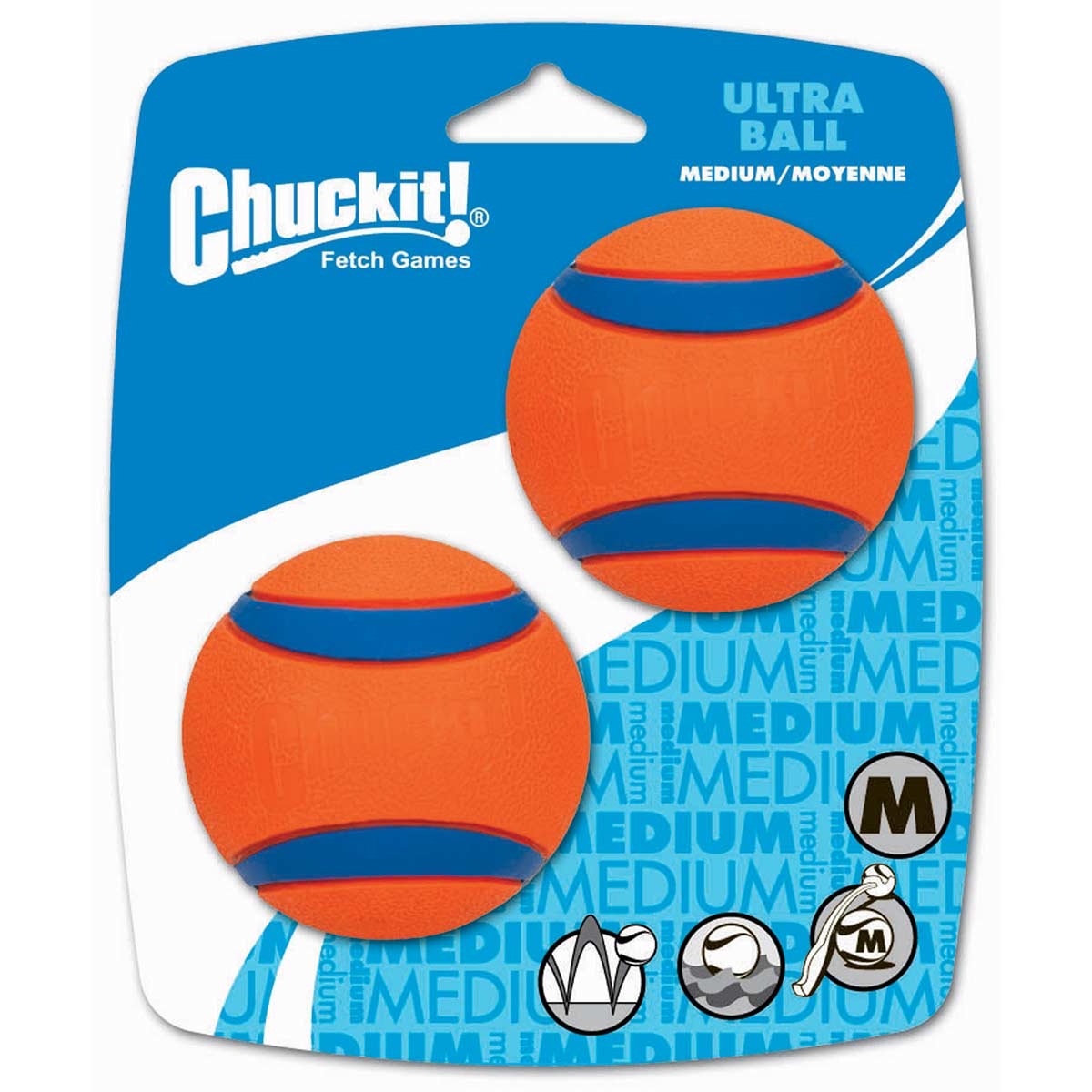 Levně Chuckit! Ultra míček M - 2 Stk.