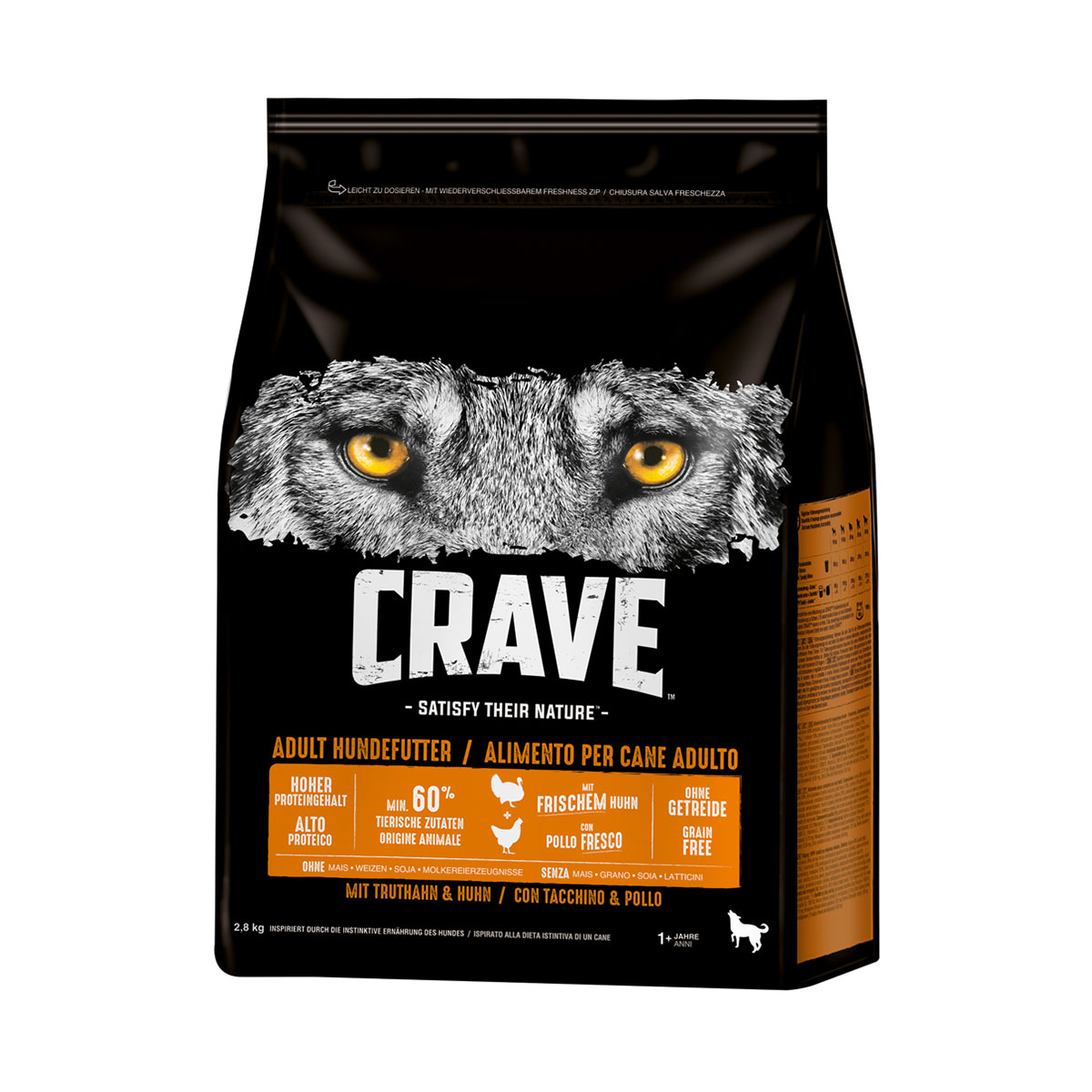 Crave Adult krůtí a kuřecí maso 2,8 kg