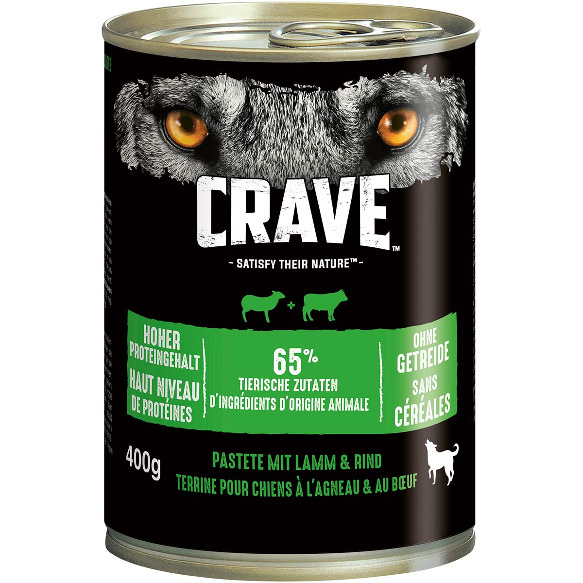 Crave Adult jehněčí a hovězí maso 6 × 400 g
