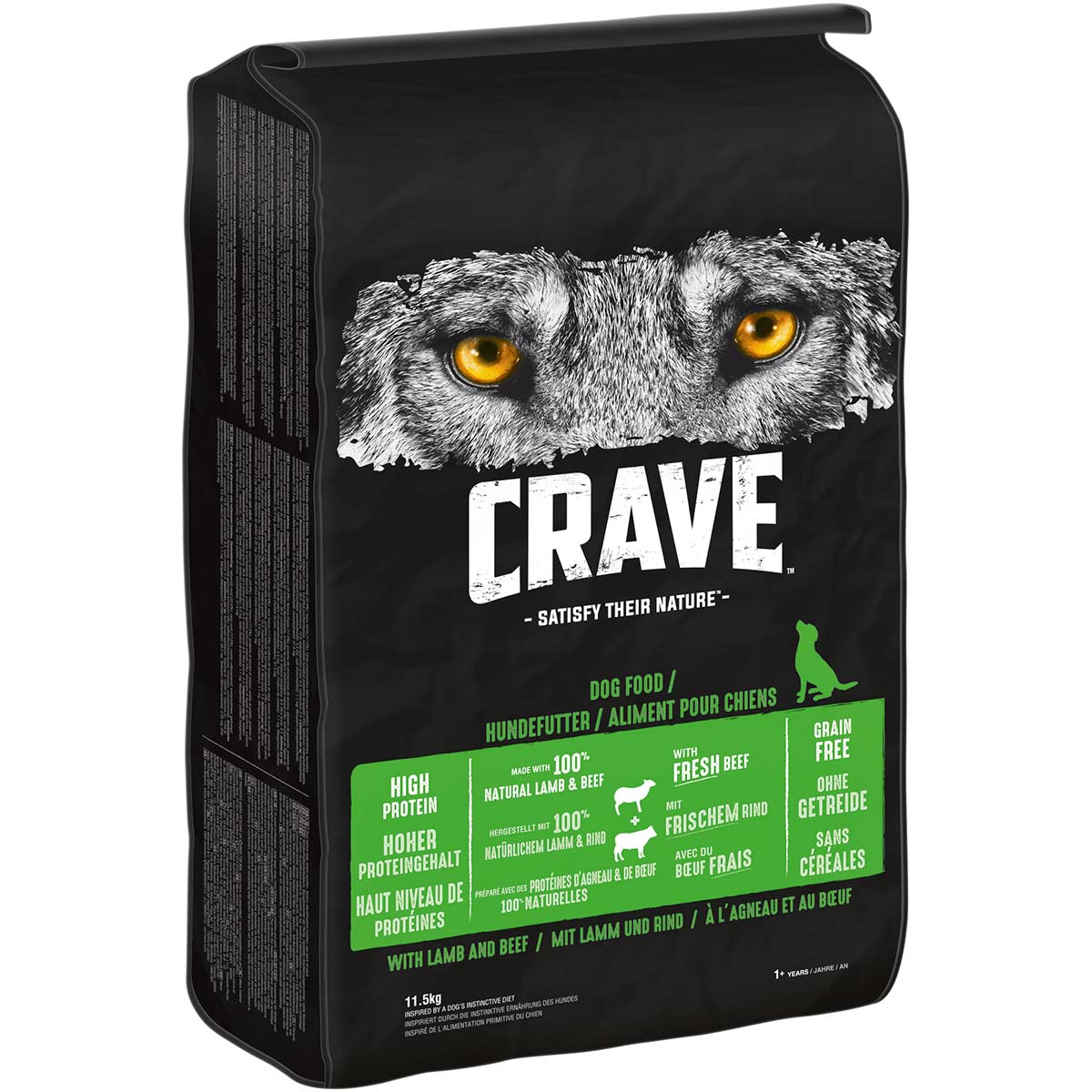 CRAVE Adult jehněčí a hovězí maso 11,5 kg