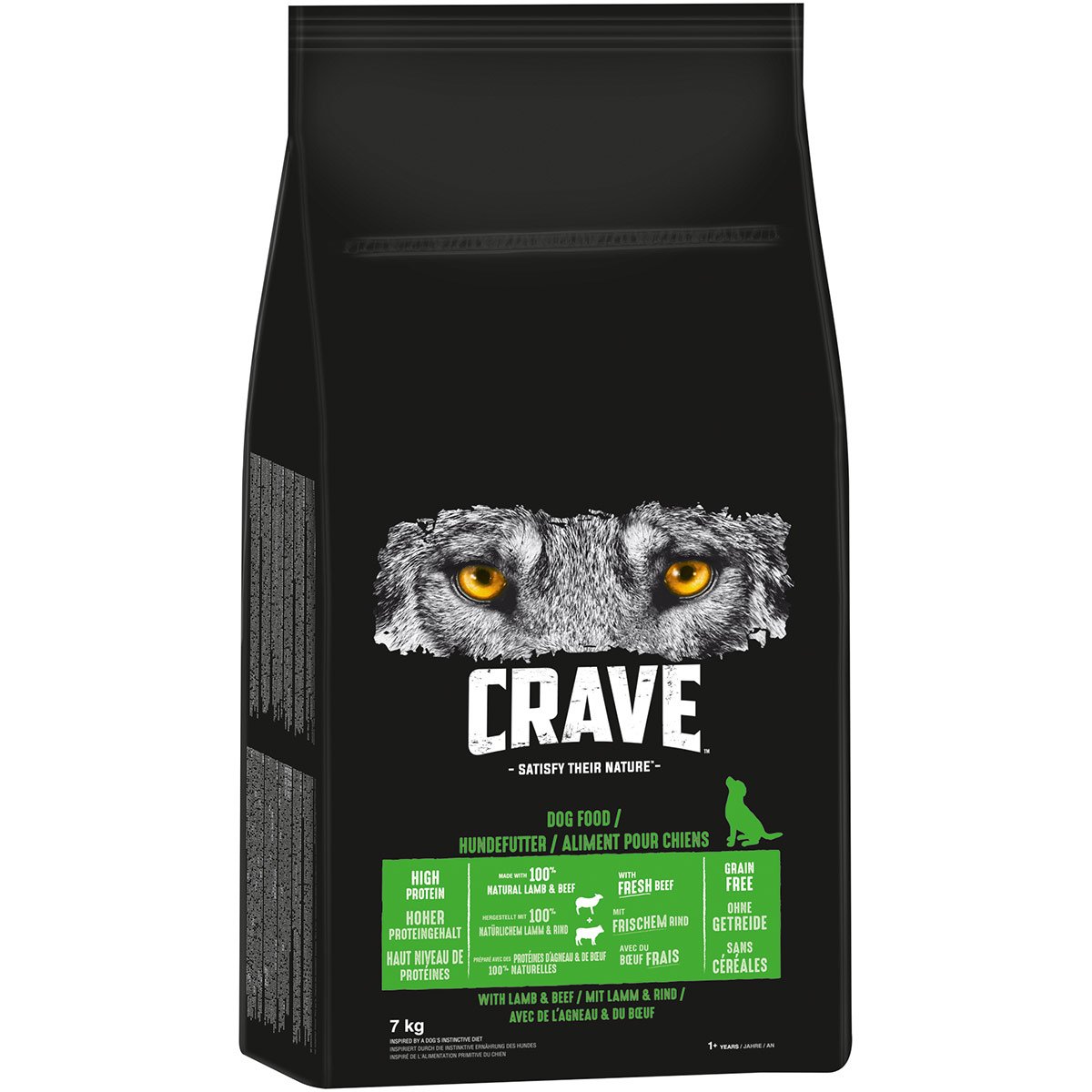 Levně CRAVE Adult jehněčí a hovězí maso 7 kg