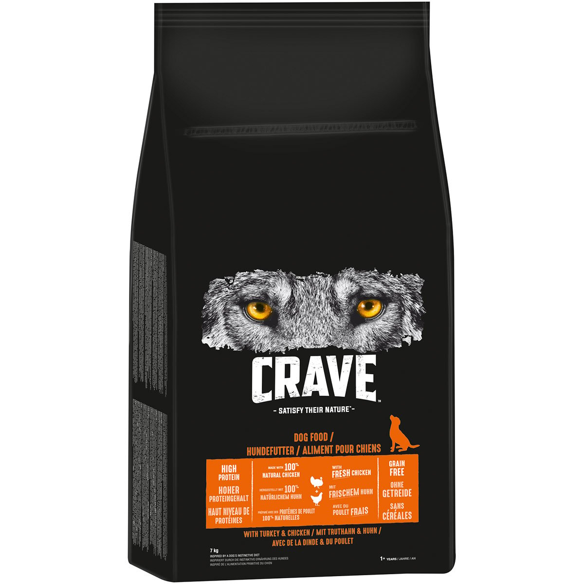 Levně Crave Adult krocan a kuře 7 kg