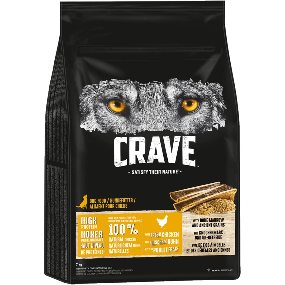 Levně CRAVE kuře s kostní dření a starými odrůdami obilovin 2× 7 kg