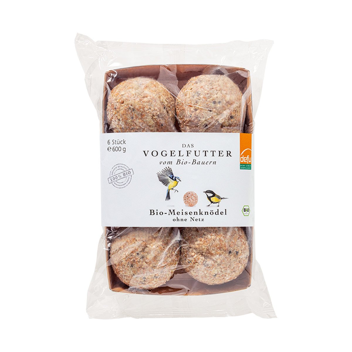 Defu bio lojové koule pro sýkorky bez síťky 600 g