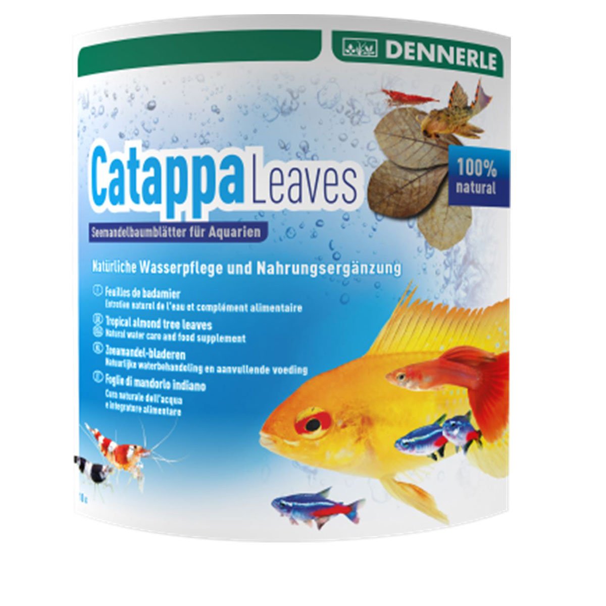DENNERLE AquaRico Catappa Leaves, 10 ks listů mandlovníku mořského