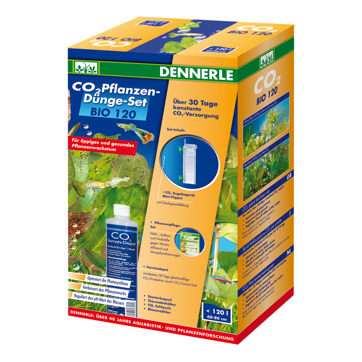 Dennerle CO2 sada pro hnojení rostlin BIO 120