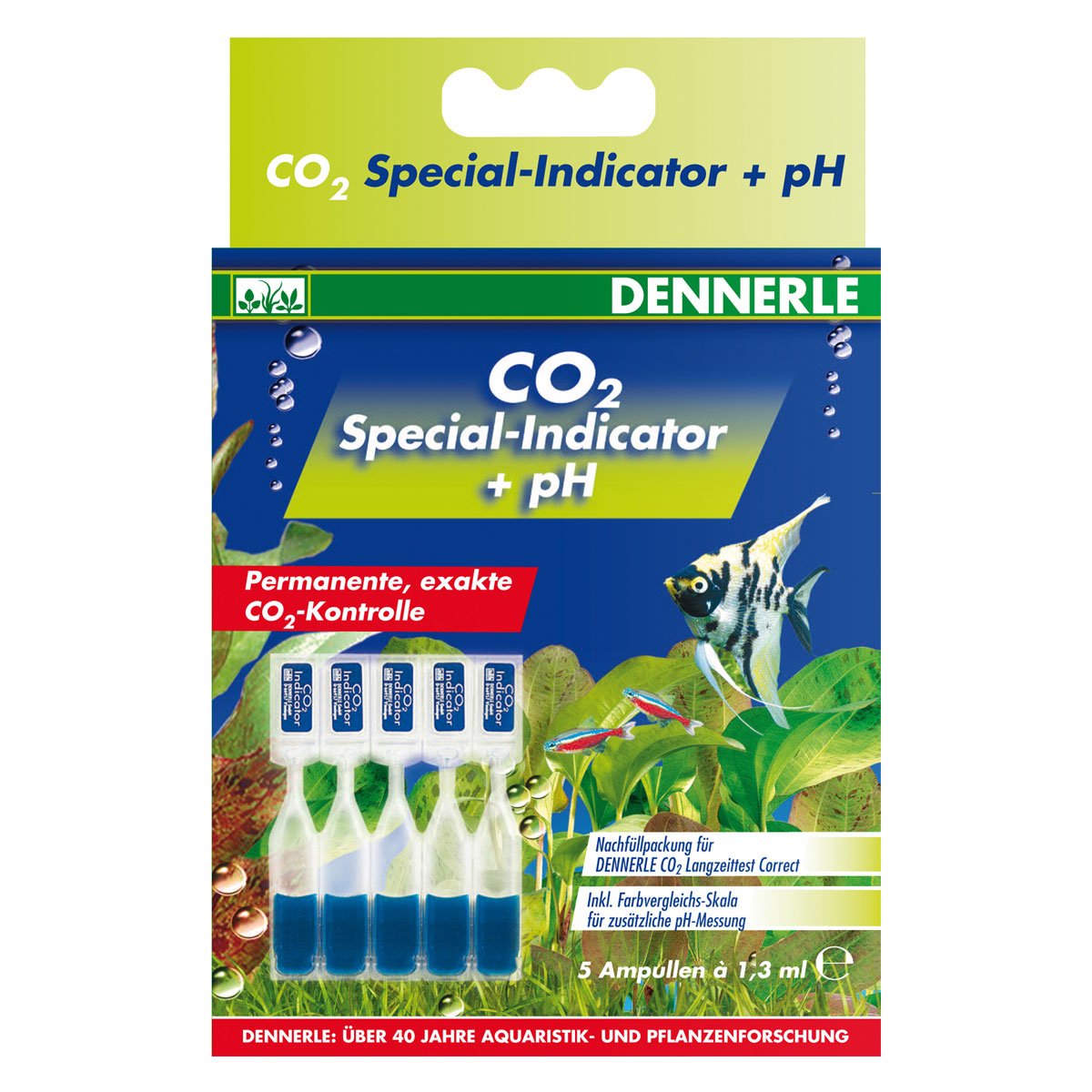 Levně Dennerle CO2 Profi-Line speciální indikátor + hodnota pH