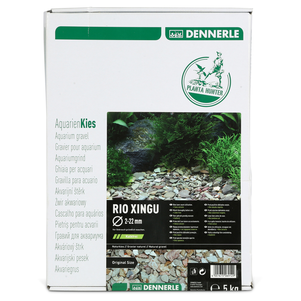 Dennerle přírodní štěrk Plantahunter Rio Xingu MIX 2–22 mm 5 kg