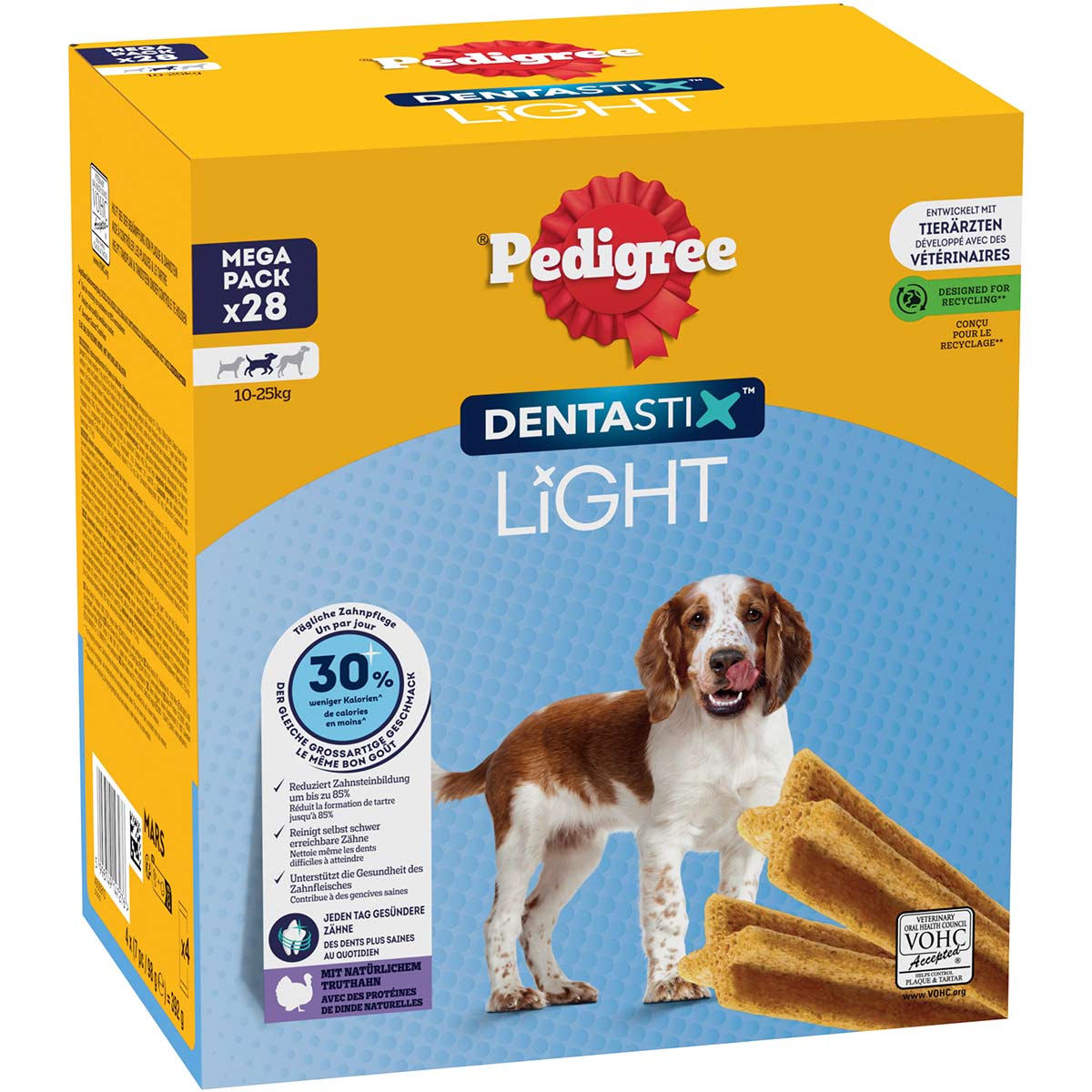 Pedigree DentaStix Light für mittelgroße Hunde