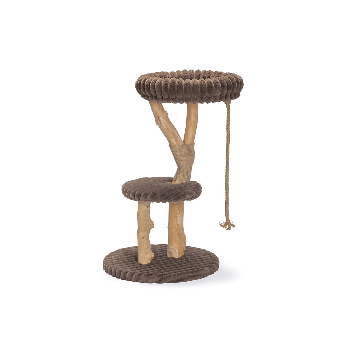 Designed by Lotte Kratzbaum Holz Reya braun 60x60x103 cm