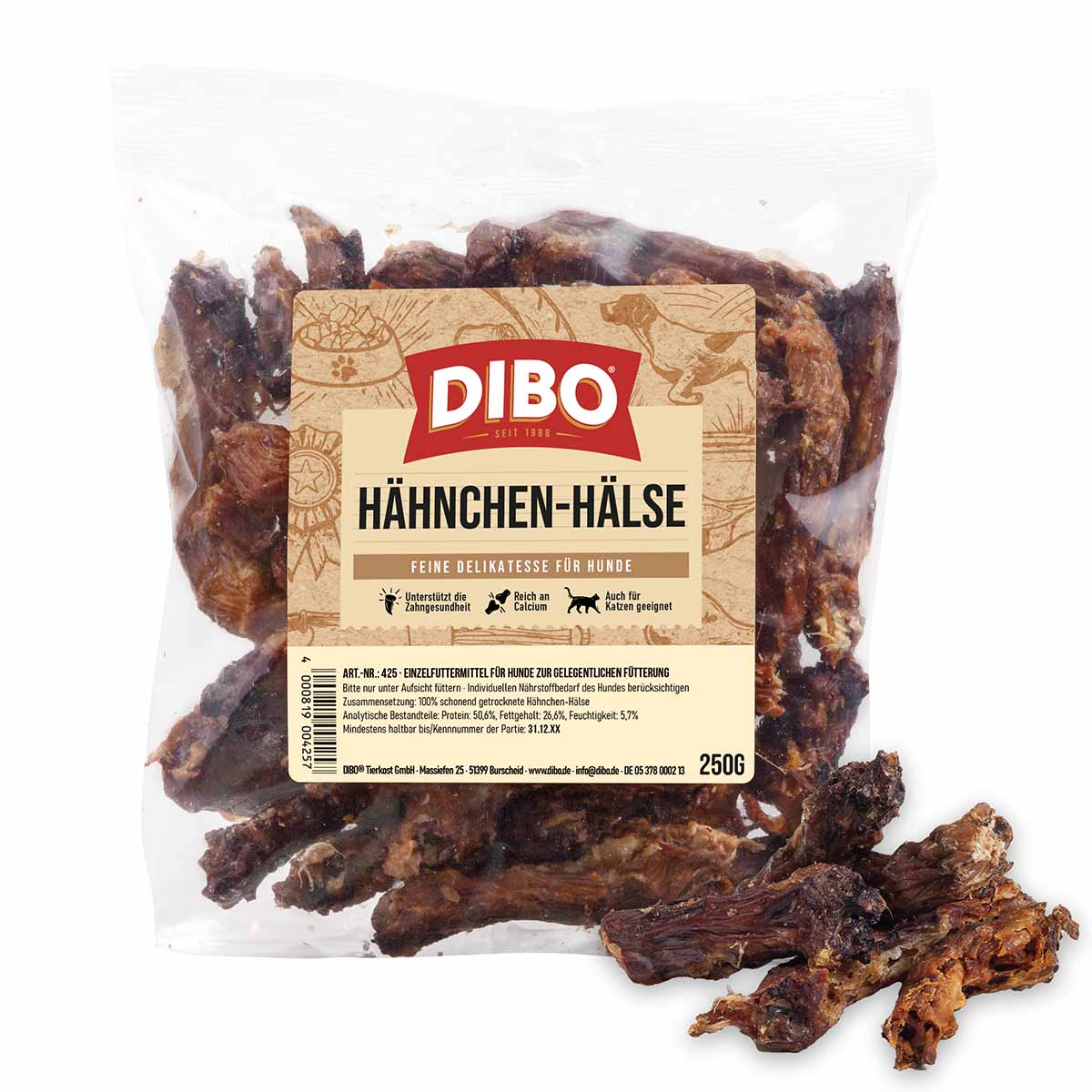 DIBO Hähnchenhälse 250g