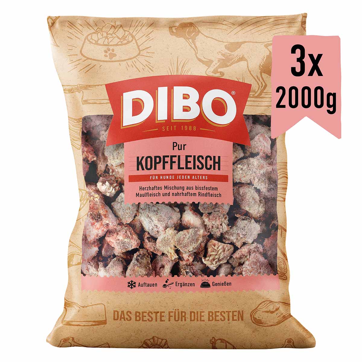 DIBO Kopffleisch Rind