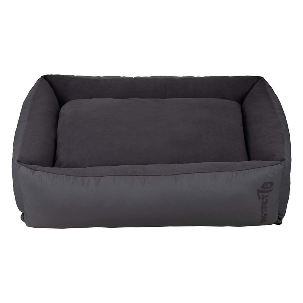 District 70 Hundebett LODGE Box Bed dunkelgrau XL 117×82 cm