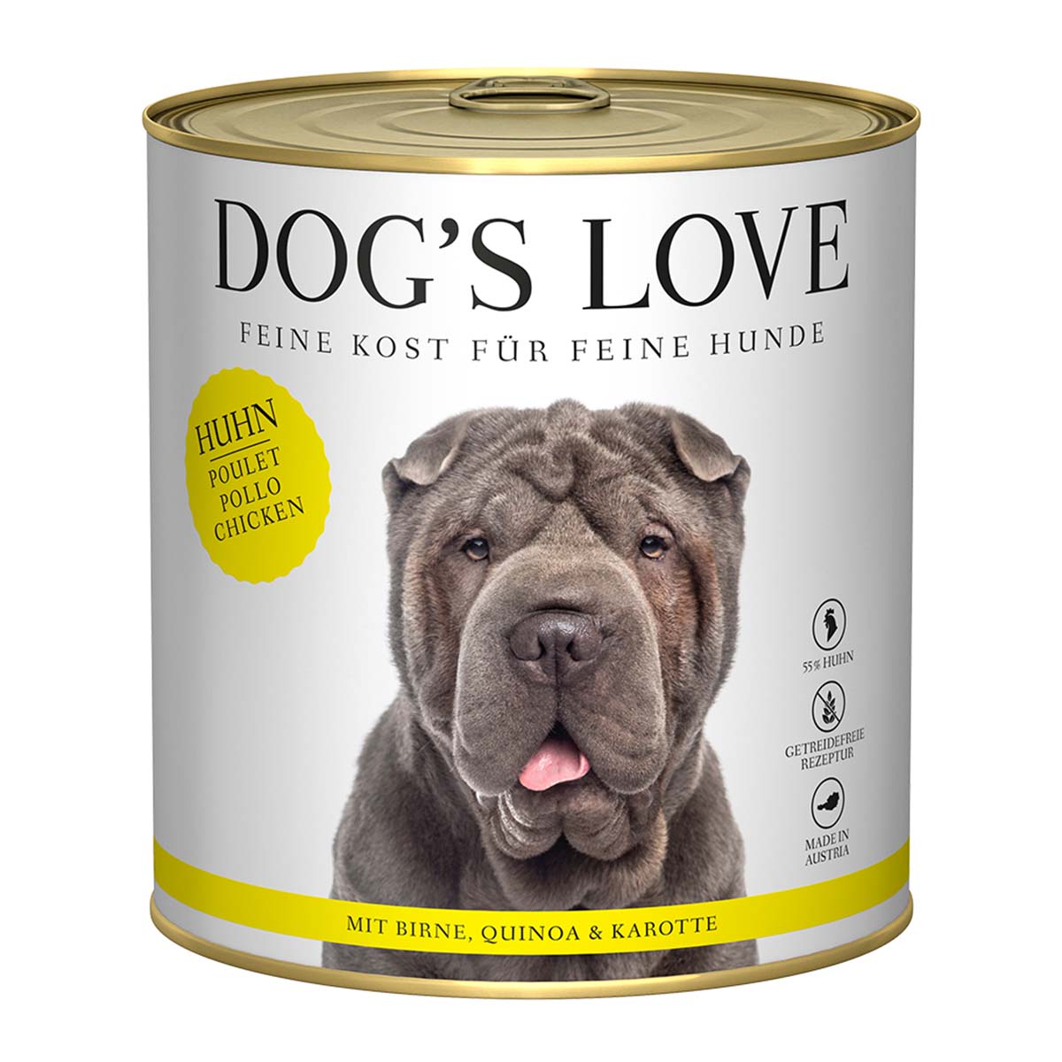 Dog's Love Classic Huhn mit Birne, Quinoa und Karotte
