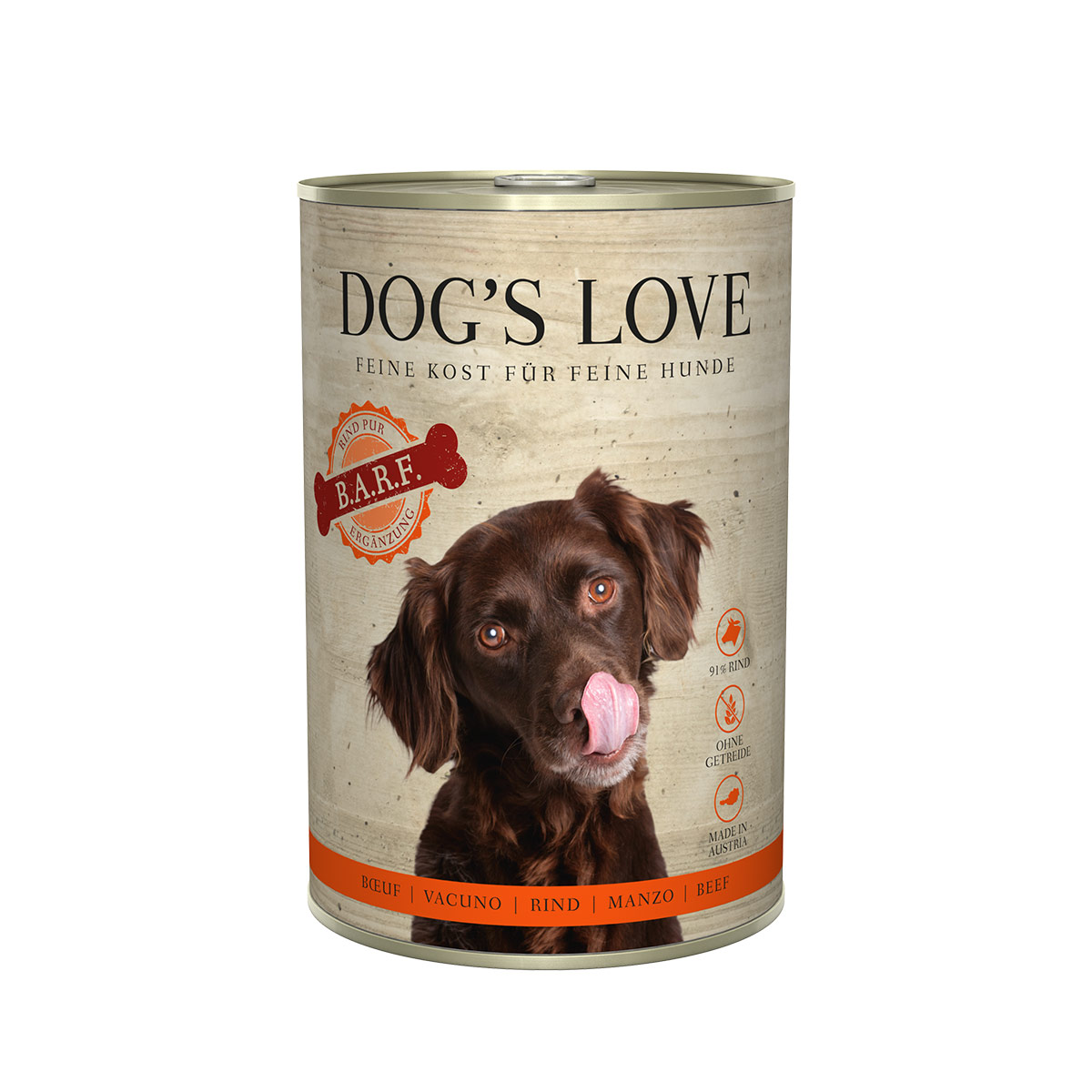 Levně Dog's Love B.A.R.F čisté hovězí maso 400 g