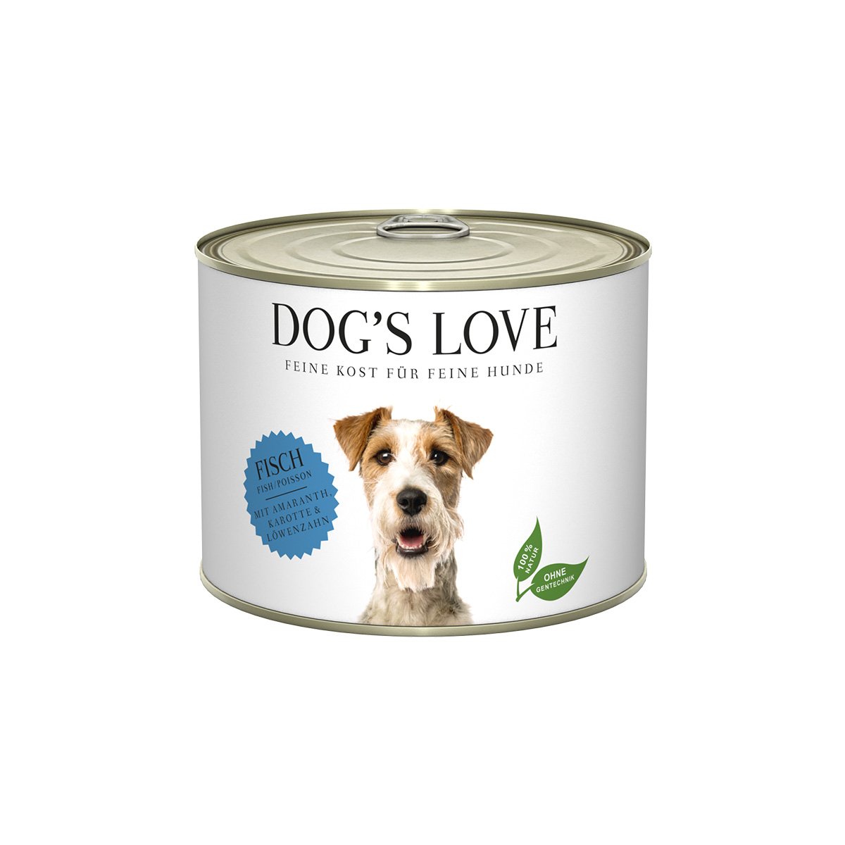 Dog's Love Classic ryba s amarantem, mrkví a pampeliškou 6 × 200 g