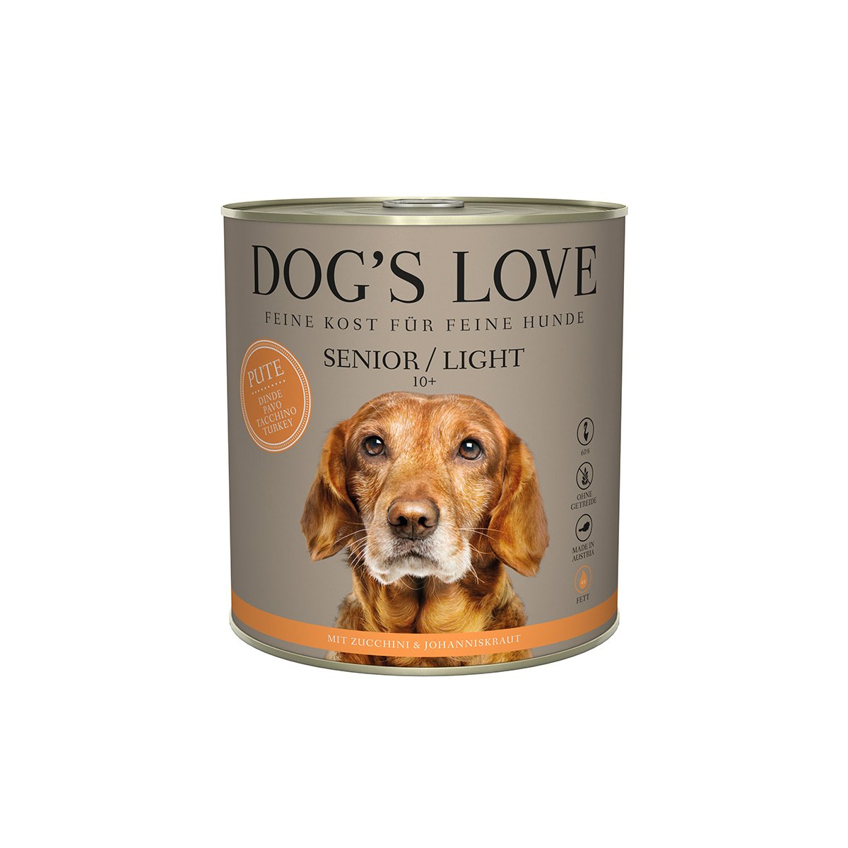 DOG’S LOVE SENIOR krůta 6× 400 g