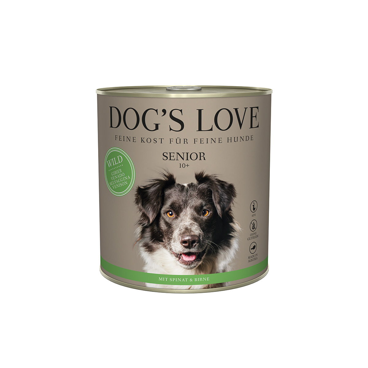 Levně DOG'S LOVE SENIOR, zvěřina 6 × 400 g