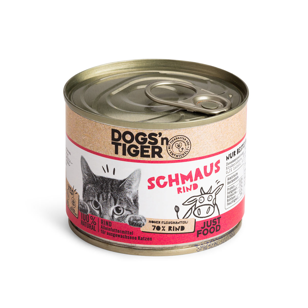 Levně Dogs'n Tiger Schmaus hovězí 6× 200 g