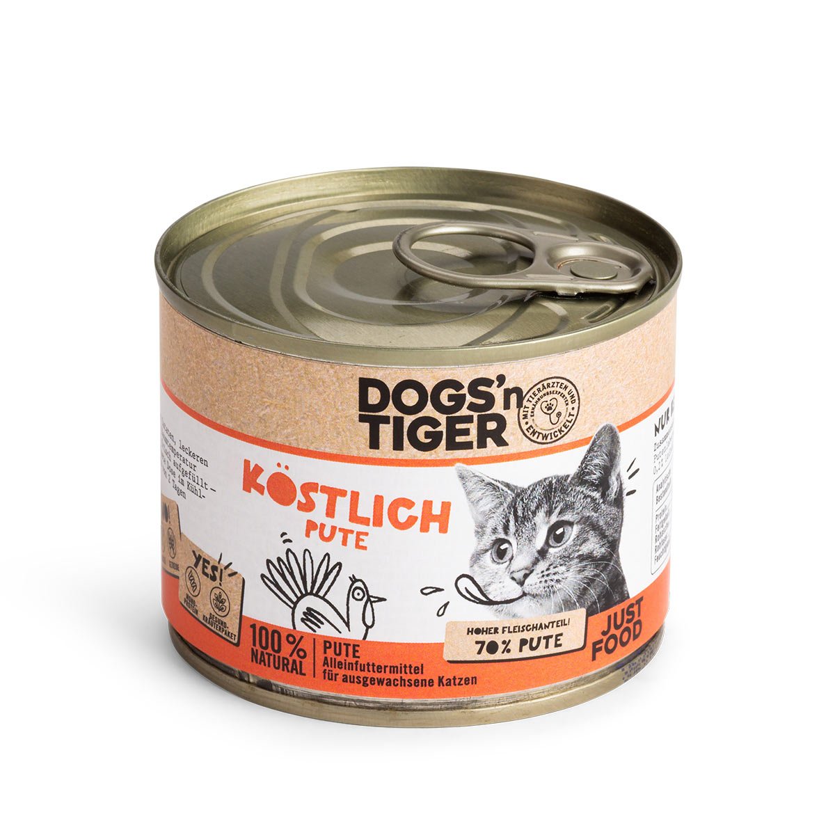 Levně Dogs'n Tiger Köstlich krůta 6× 200 g