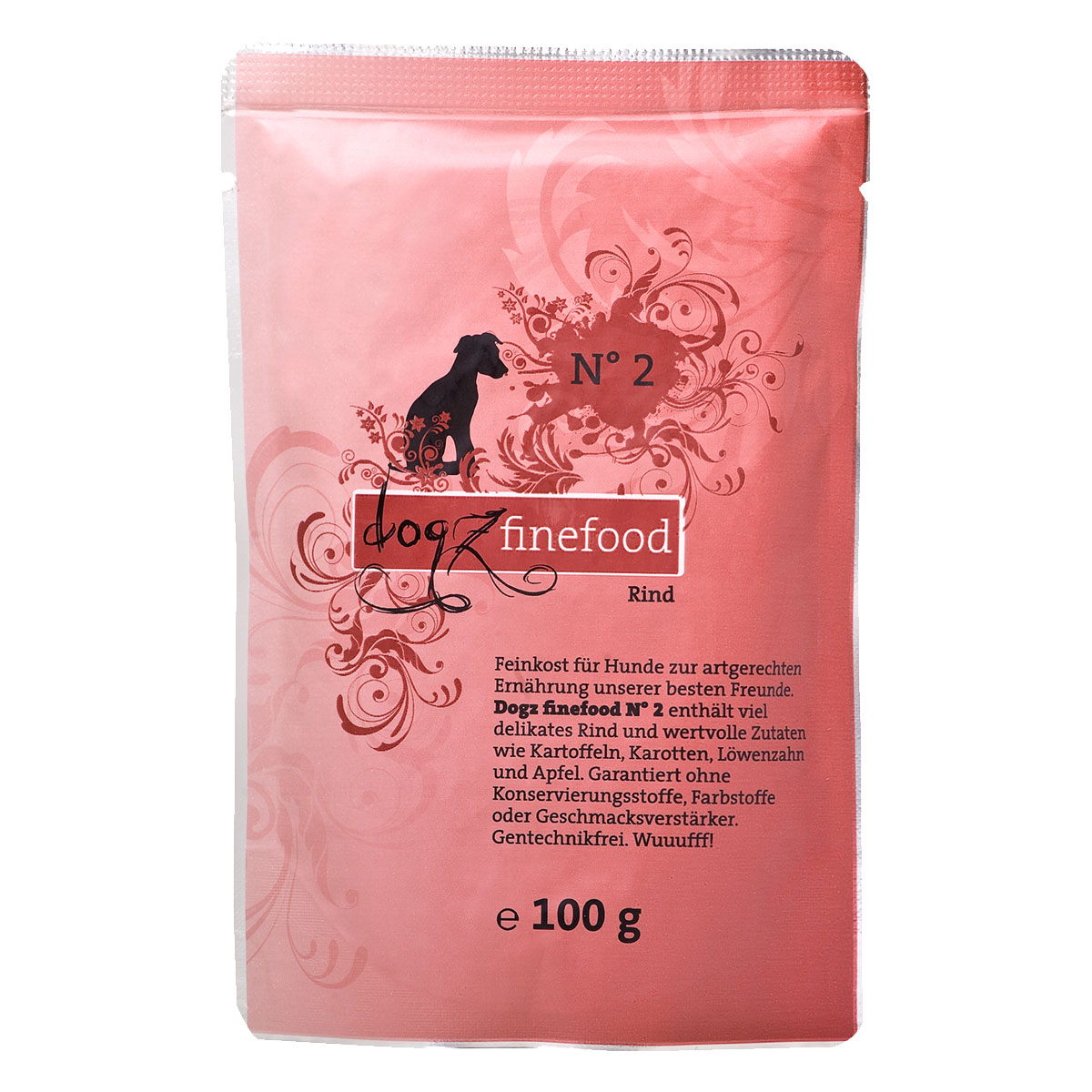 Levně Dogz Finefood No. 2 hovězí maso 12× 100 g