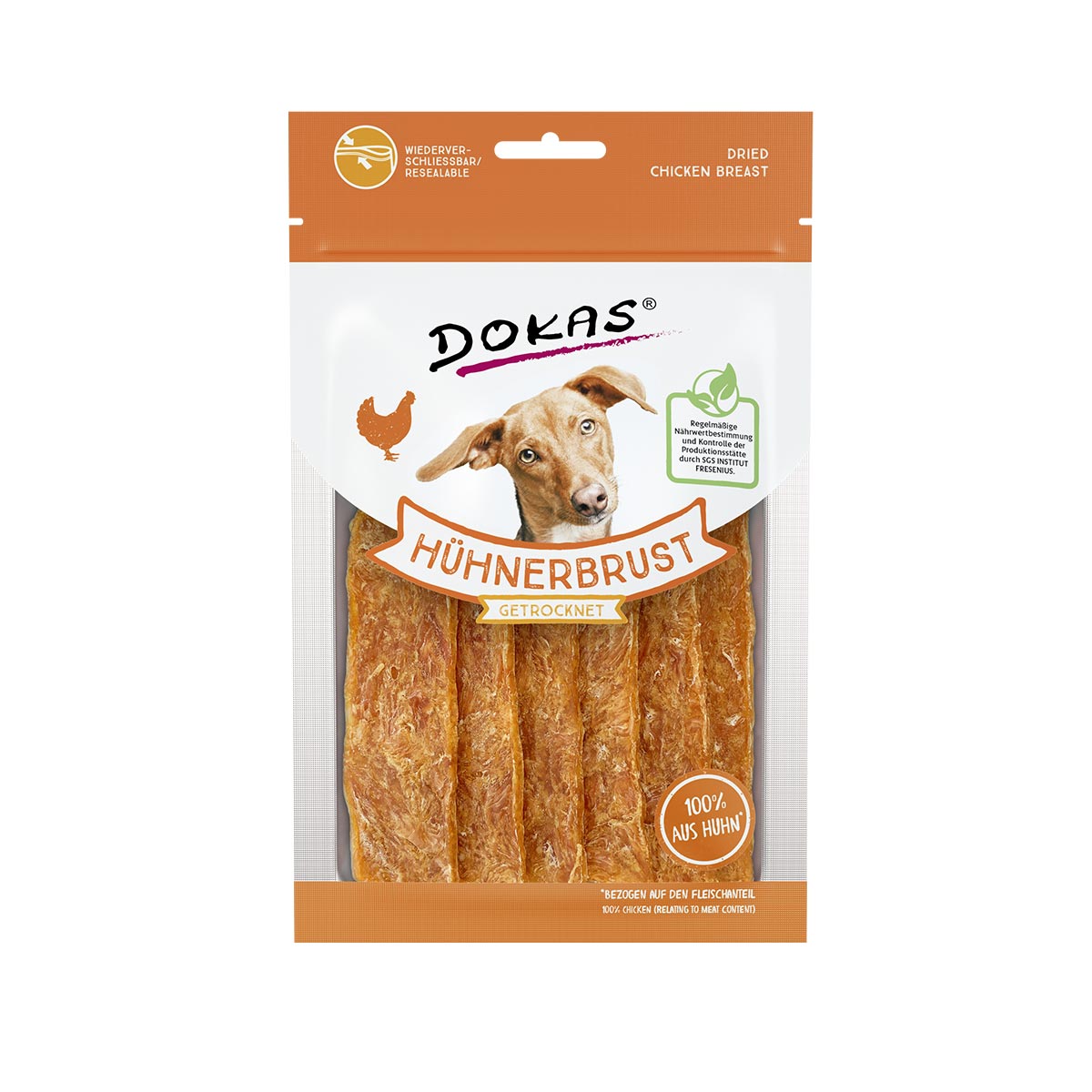 Dokas kuřecí prsa sušená 12× 70 g