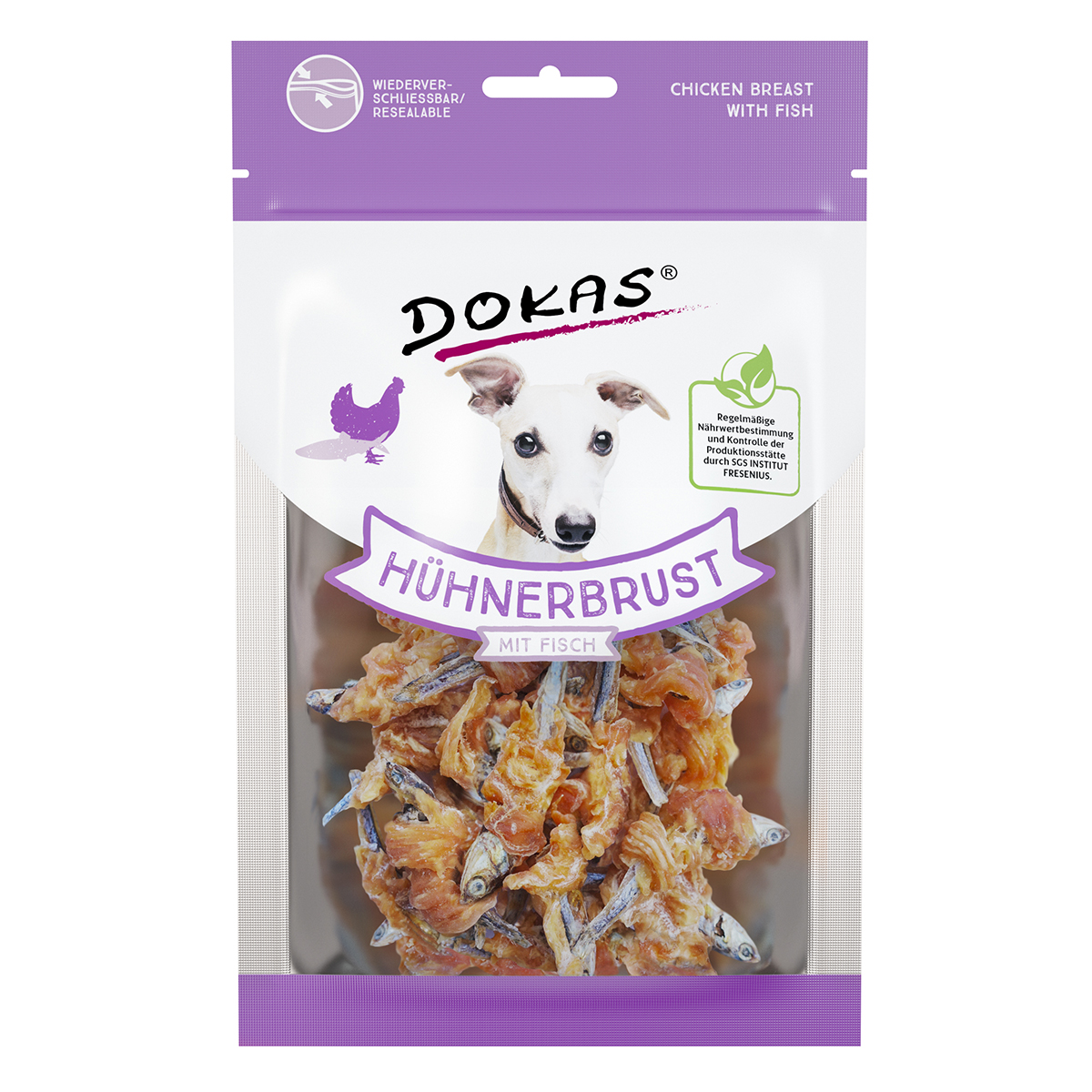 Dokas kuřecí prsíčka s rybou 4 × 70 g
