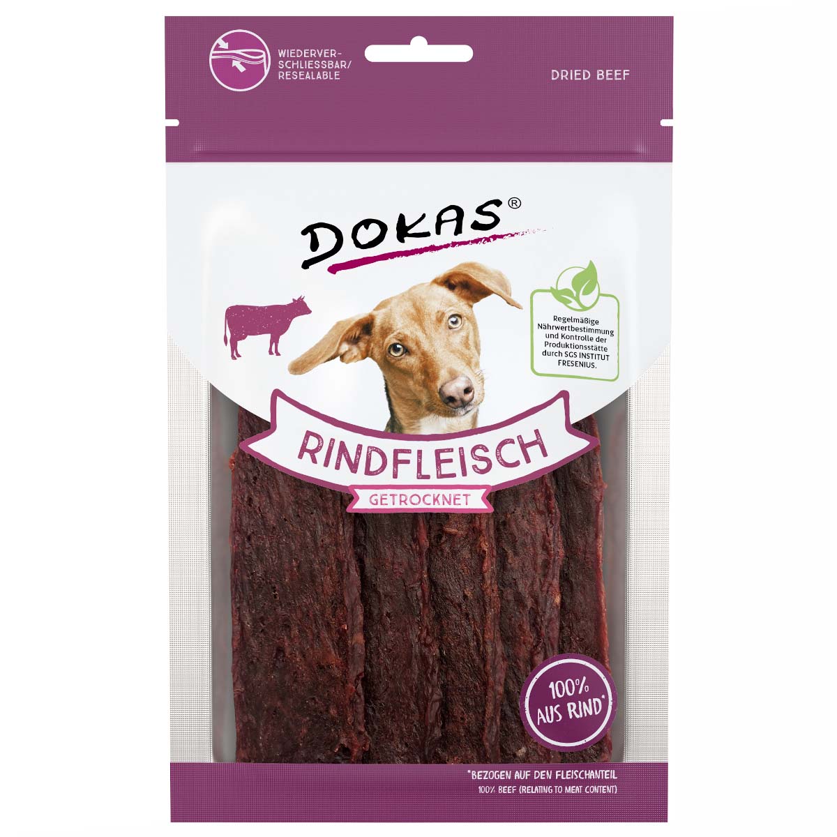 Dokas se sušeným hovězím masem 3 × 70 g