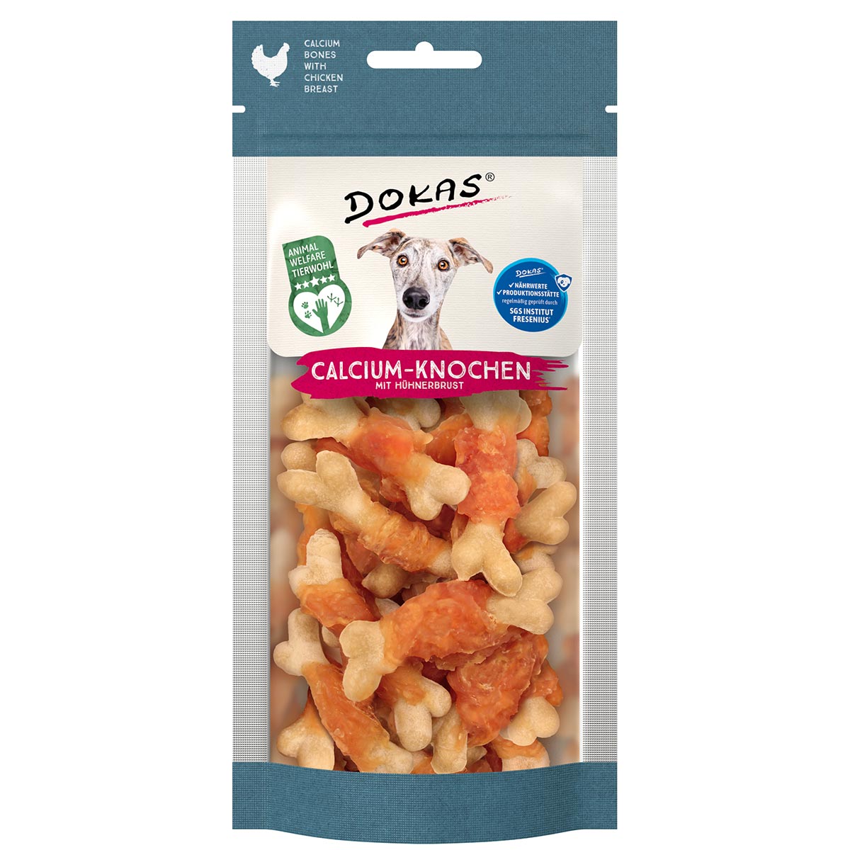 Dokas Calcium-Knochen mit Hühnerbrust