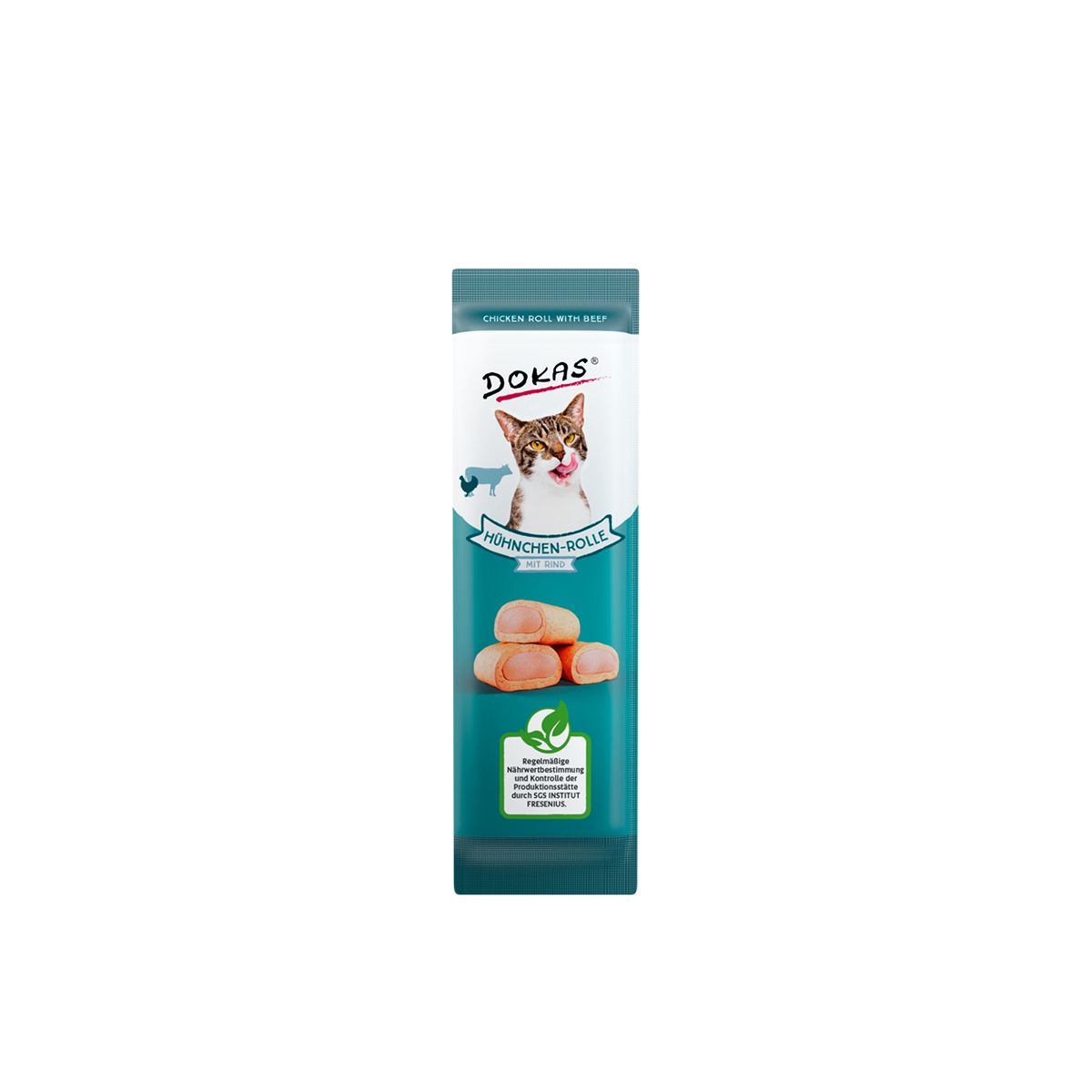Dokas kuřecí rolka s hovězím masem 8 × 10 g
