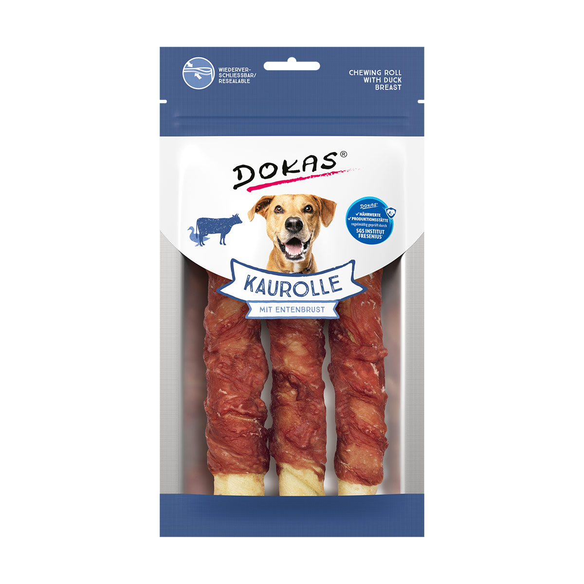 Dokas Kaurolle mit Entenbrust Medium 3x150g